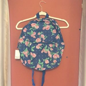 Rose Pattern Backpack